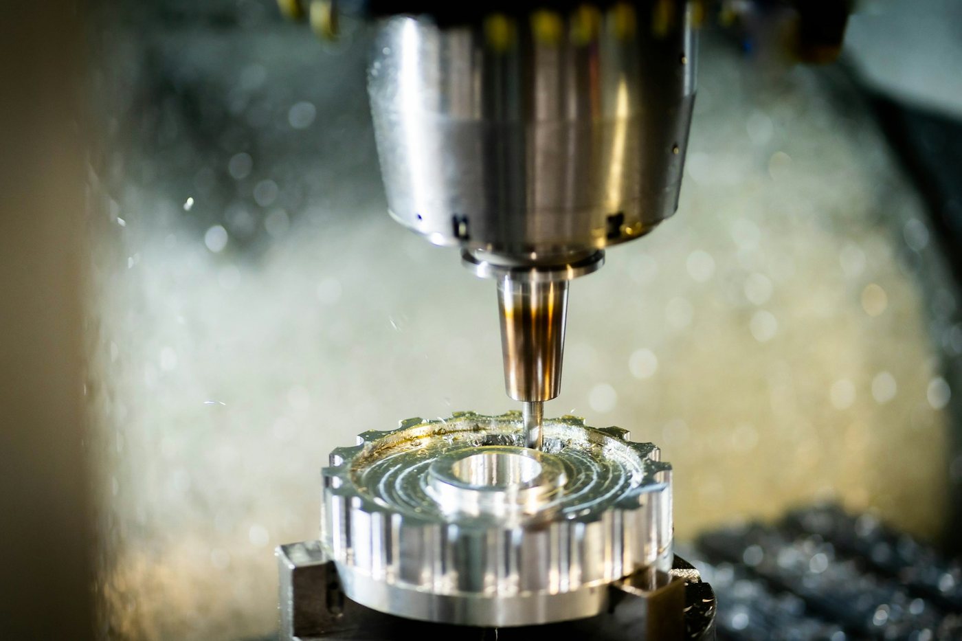 CNC machining of a precision metal tool