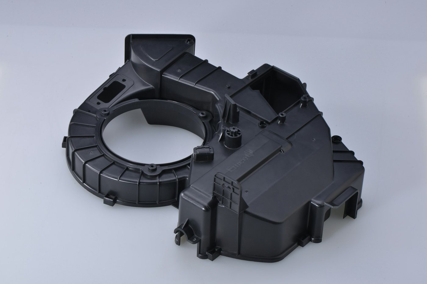 Black moulded engineering component