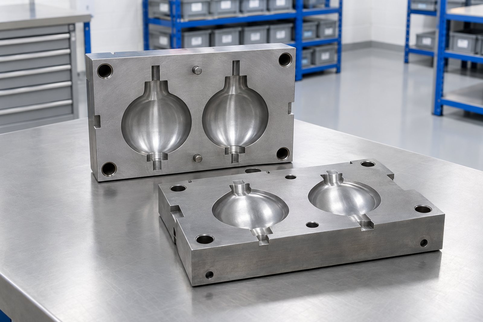 Illustrative example: Rigid cast tooling and moulds on the TCI workshop bench